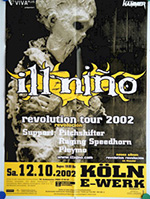 Original 2002 Ill Nino German Concert Posters